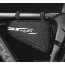 Rockbros 1.2L Bicycle Bag Side Pockets Twill Triangle Bag Ride Without Touch Lengs Reflective Bag Bike Accessories